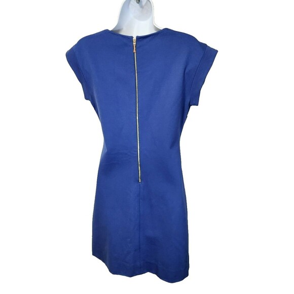 Kate Spade A-Line Dress 2 – Women’s Royal Blue V-Neck, New Without Tags - Picture 2 of 4